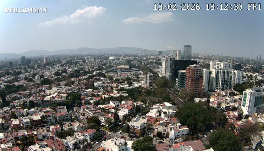 Ciudad de Guadalajara City Skyline Live Cam - Guadalajara, Jalisco, Mexico