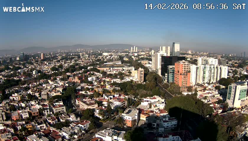 Ciudad de Guadalajara City Skyline Live Cam - Guadalajara, Jalisco, Mexico