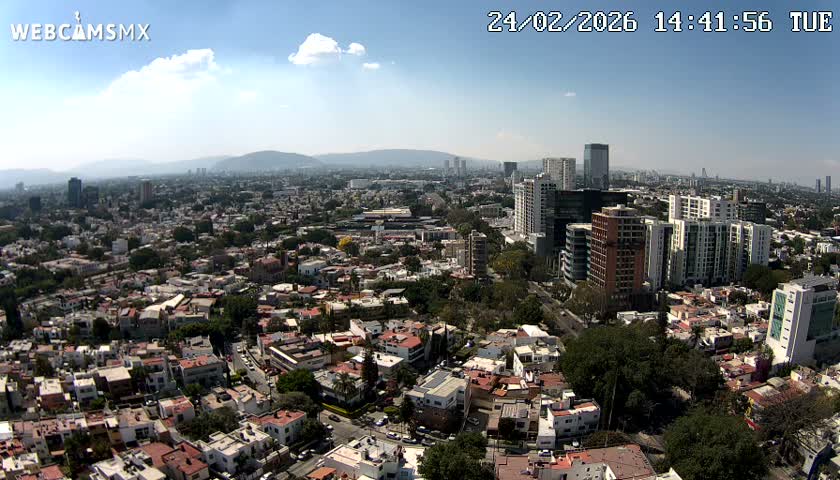 Ciudad de Guadalajara City Skyline Live Cam - Guadalajara, Jalisco, Mexico