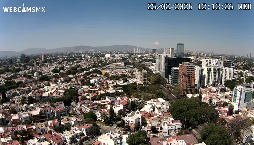 Ciudad de Guadalajara City Skyline Live Cam - Guadalajara, Jalisco, Mexico