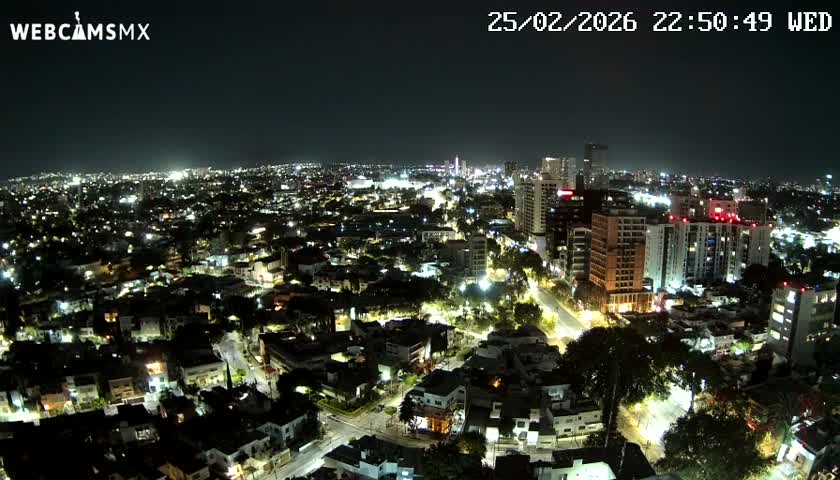 Ciudad de Guadalajara City Skyline Live Cam - Guadalajara, Jalisco, Mexico