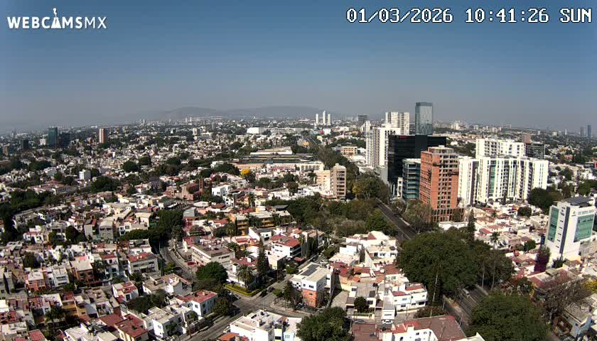 Ciudad de Guadalajara City Skyline Live Cam - Guadalajara, Jalisco, Mexico