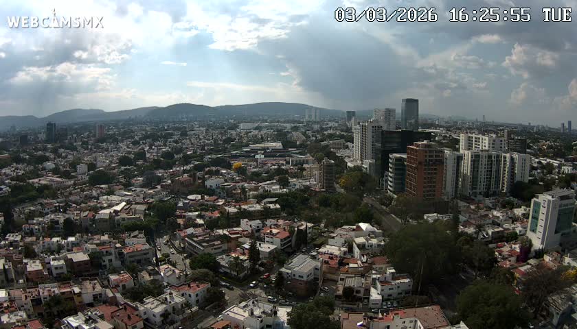 Ciudad de Guadalajara City Skyline Live Cam - Guadalajara, Jalisco, Mexico