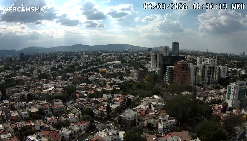 Ciudad de Guadalajara City Skyline Live Cam - Guadalajara, Jalisco, Mexico