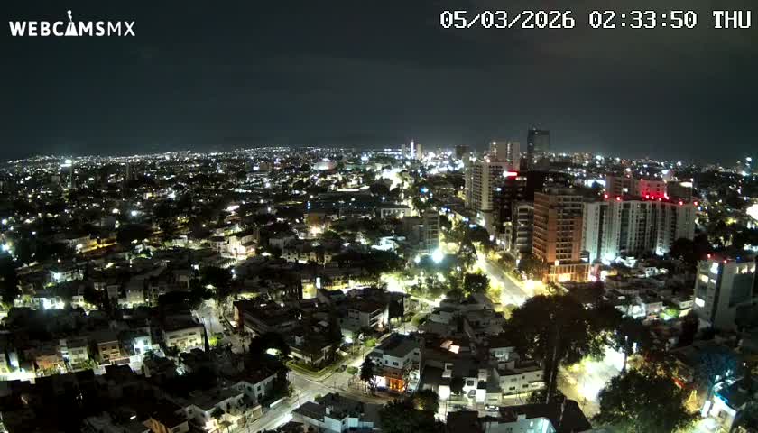 Ciudad de Guadalajara City Skyline Live Cam - Guadalajara, Jalisco, Mexico