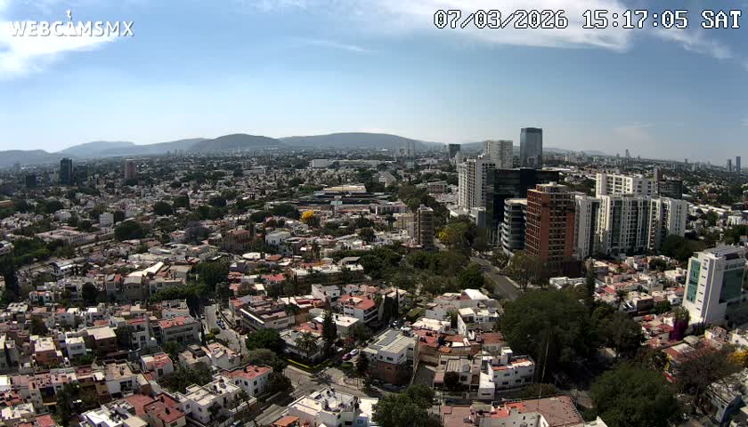 Ciudad de Guadalajara City Skyline Live Cam - Guadalajara, Jalisco, Mexico