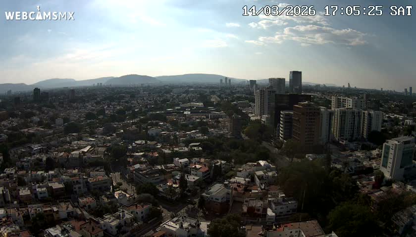Ciudad de Guadalajara City Skyline Live Cam - Guadalajara, Jalisco, Mexico