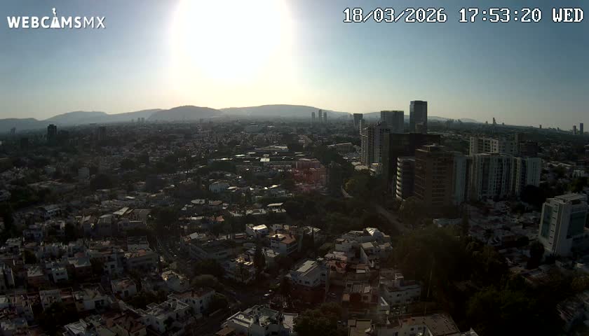 Ciudad de Guadalajara City Skyline Live Cam - Guadalajara, Jalisco, Mexico