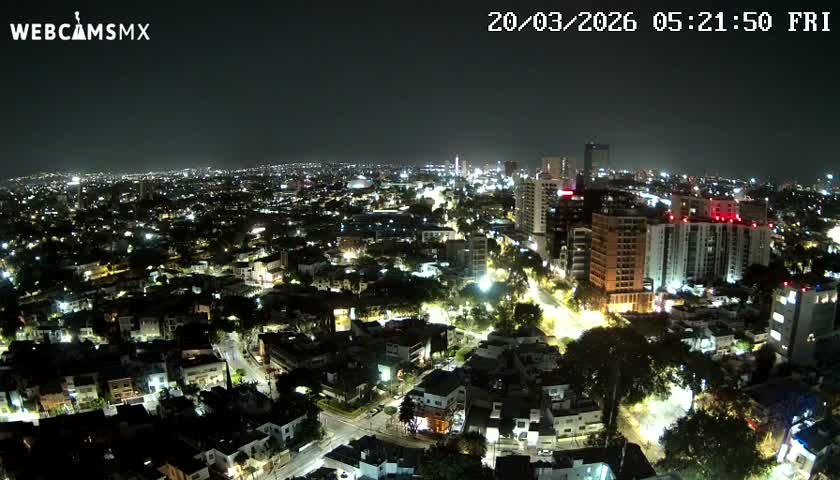 Ciudad de Guadalajara City Skyline Live Cam - Guadalajara, Jalisco, Mexico