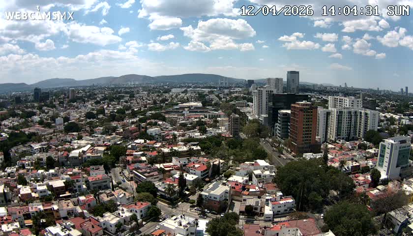 Ciudad de Guadalajara City Skyline Live Cam - Guadalajara, Jalisco, Mexico
