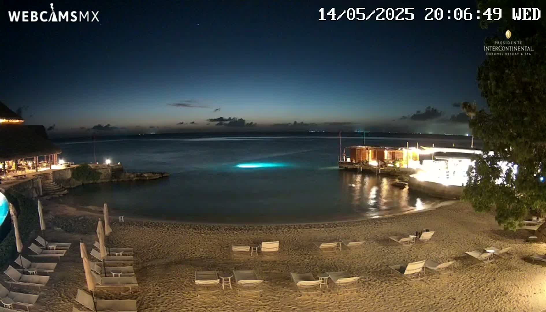 Cozumel,Presidente Intercontinental's Beach Live Cam - Municipio de Cozumel, Quintana Roo, Mexico