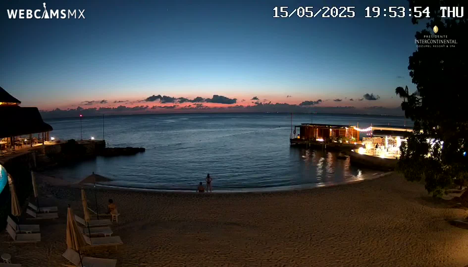 Cozumel,Presidente Intercontinental's Beach Live Cam - Municipio de Cozumel, Quintana Roo, Mexico