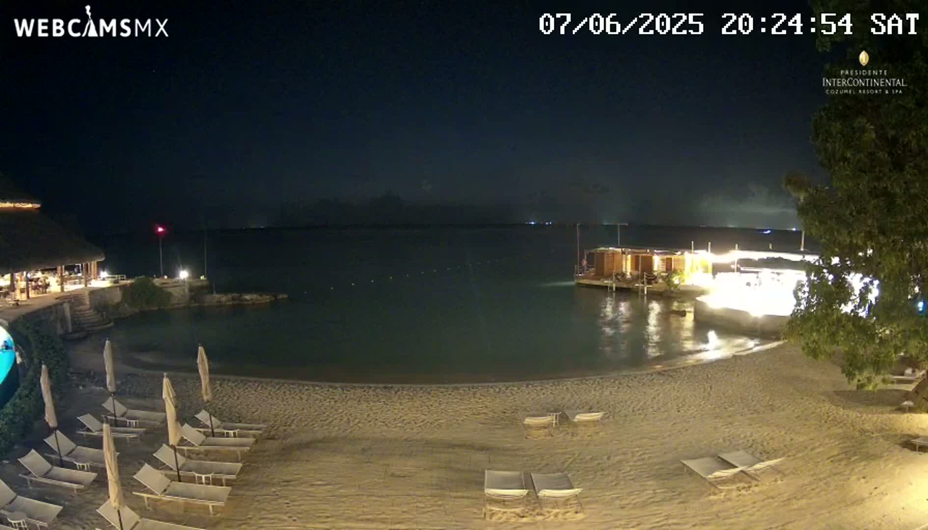 Cozumel,Presidente Intercontinental's Beach Live Cam - Municipio de Cozumel, Quintana Roo, Mexico