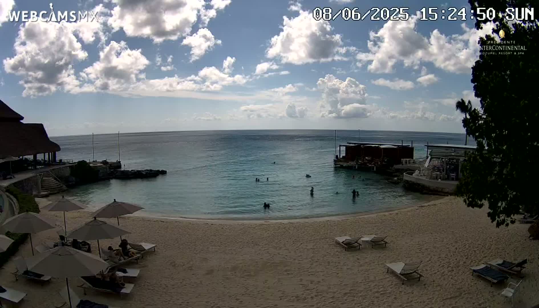 Cozumel,Presidente Intercontinental's Beach Live Cam - Municipio de Cozumel, Quintana Roo, Mexico