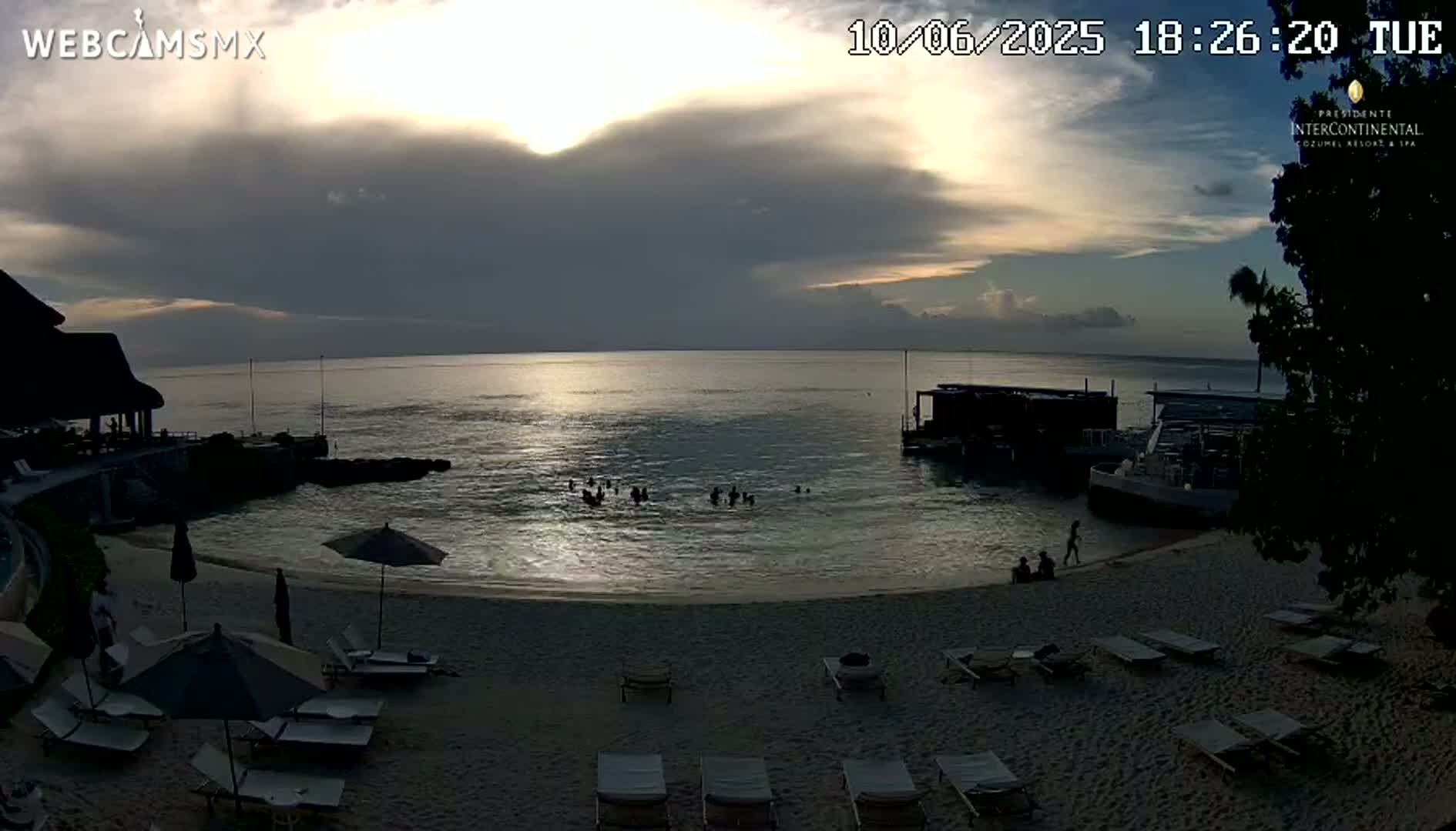 Cozumel,Presidente Intercontinental's Beach Live Cam - Municipio de Cozumel, Quintana Roo, Mexico