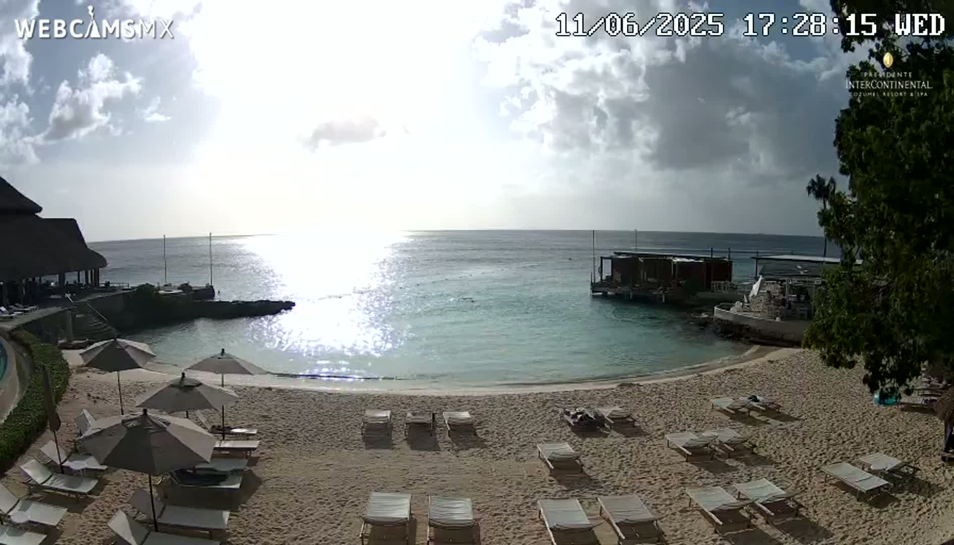 Cozumel,Presidente Intercontinental's Beach Live Cam - Municipio de Cozumel, Quintana Roo, Mexico