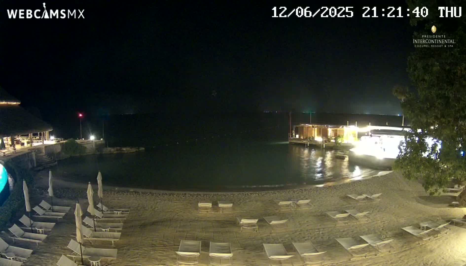 Cozumel,Presidente Intercontinental's Beach Live Cam - Municipio de Cozumel, Quintana Roo, Mexico