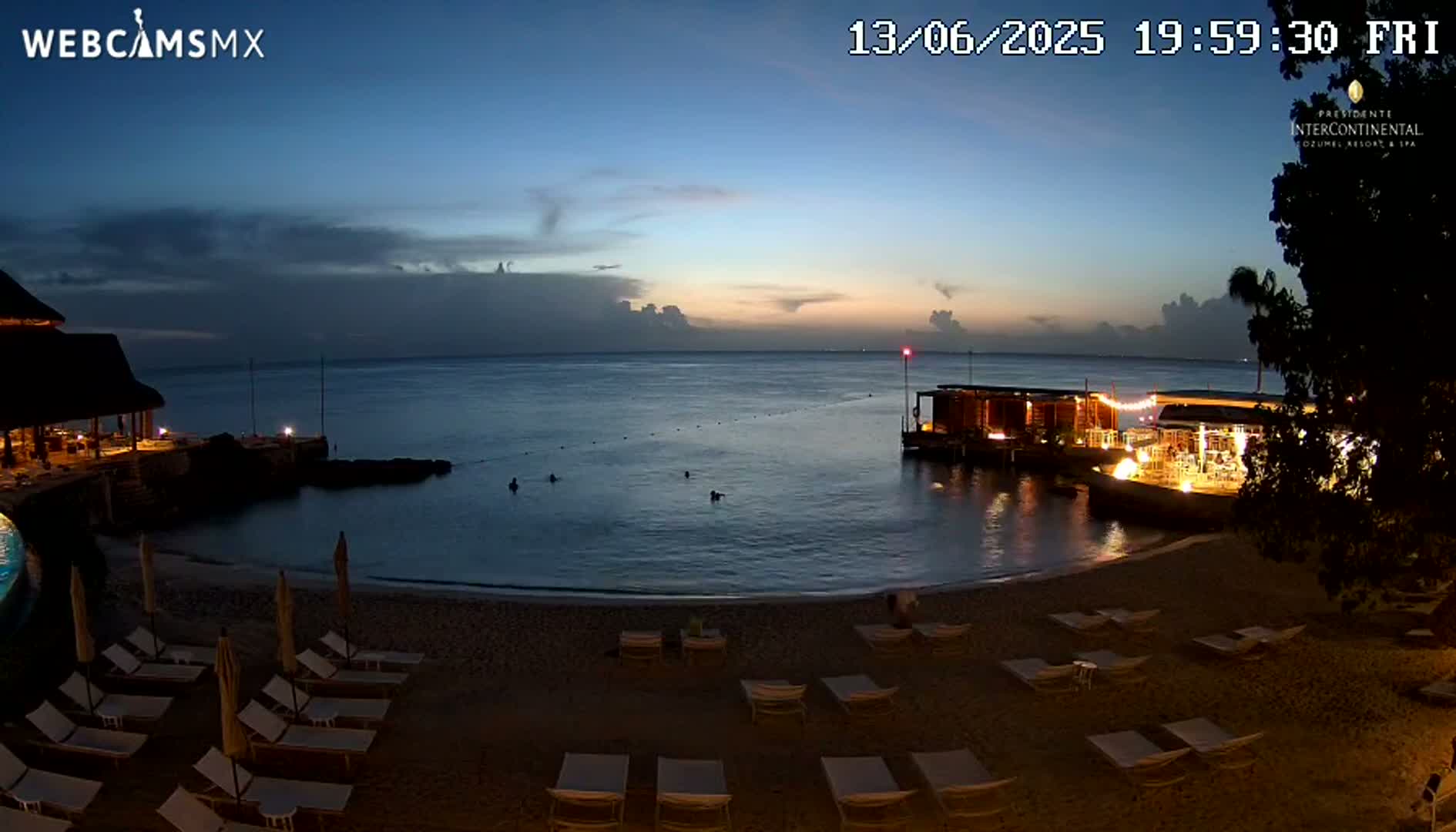 Cozumel,Presidente Intercontinental's Beach Live Cam - Municipio de Cozumel, Quintana Roo, Mexico