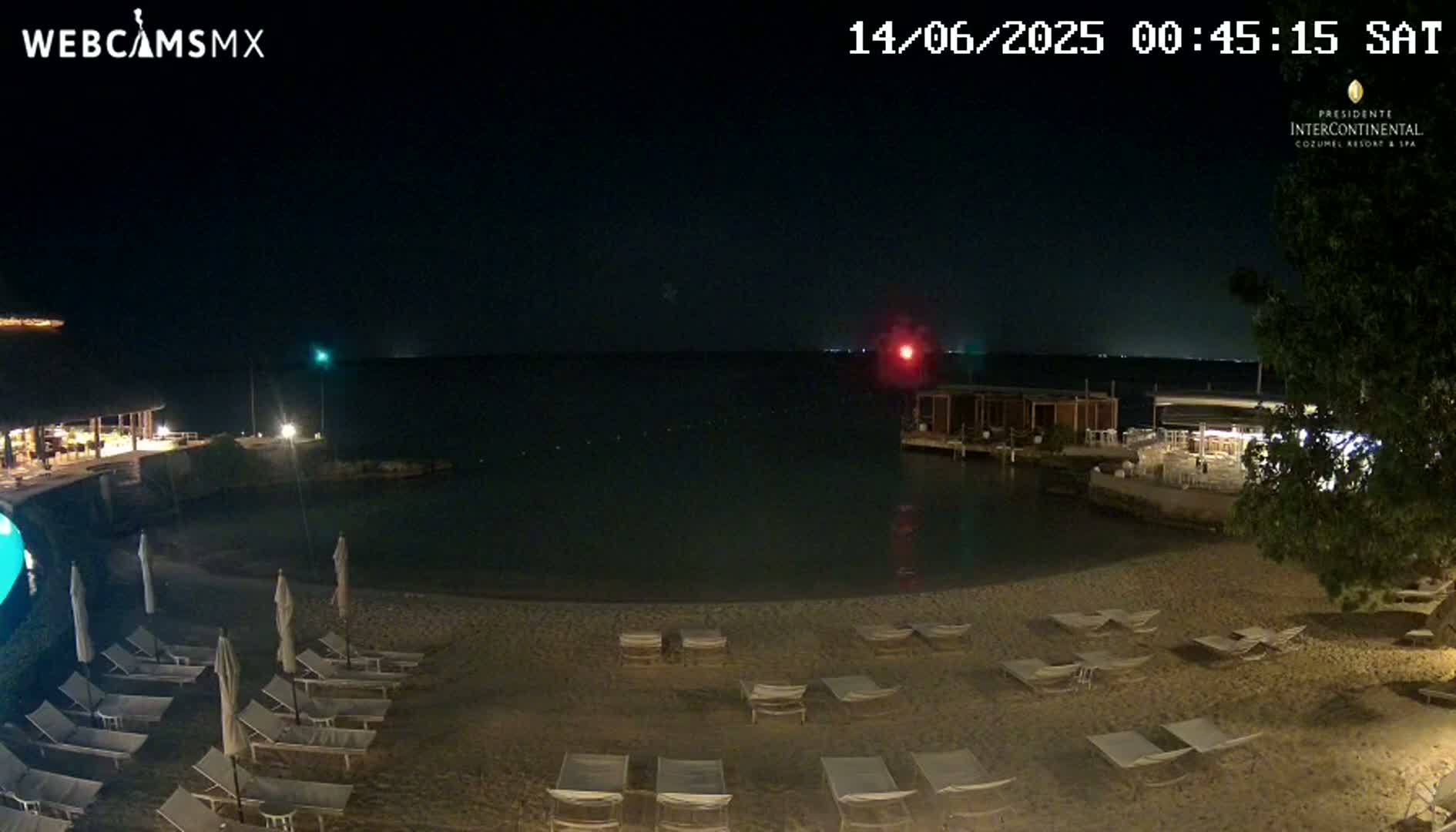 Cozumel,Presidente Intercontinental's Beach Live Cam - Municipio de Cozumel, Quintana Roo, Mexico