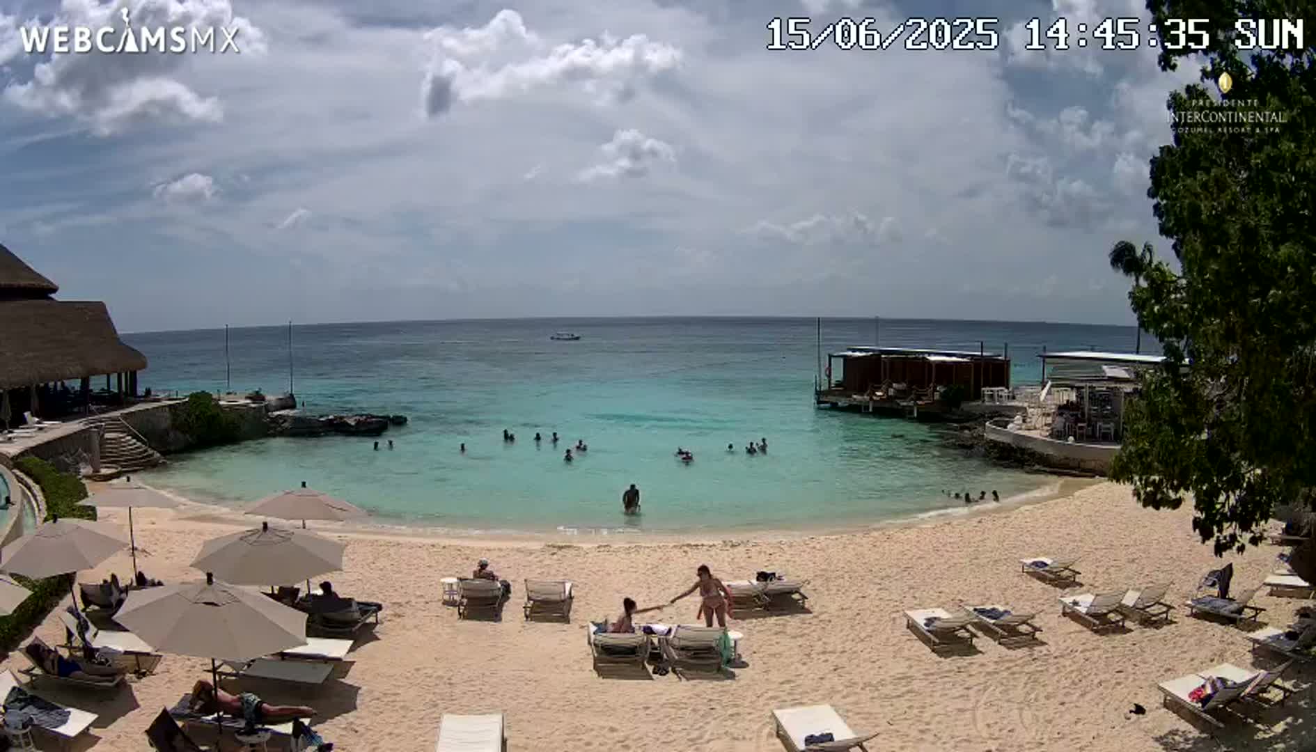 Cozumel,Presidente Intercontinental's Beach Live Cam - Municipio de Cozumel, Quintana Roo, Mexico
