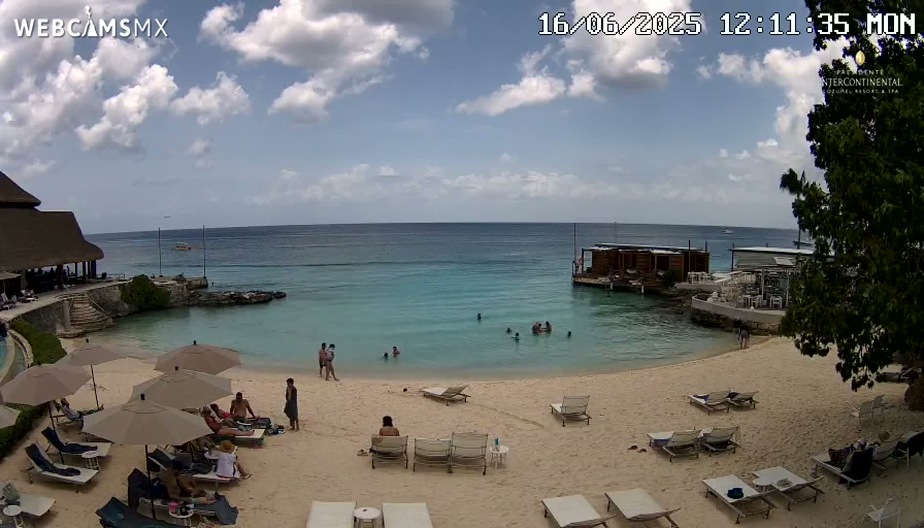 Cozumel,Presidente Intercontinental's Beach Live Cam - Municipio de Cozumel, Quintana Roo, Mexico