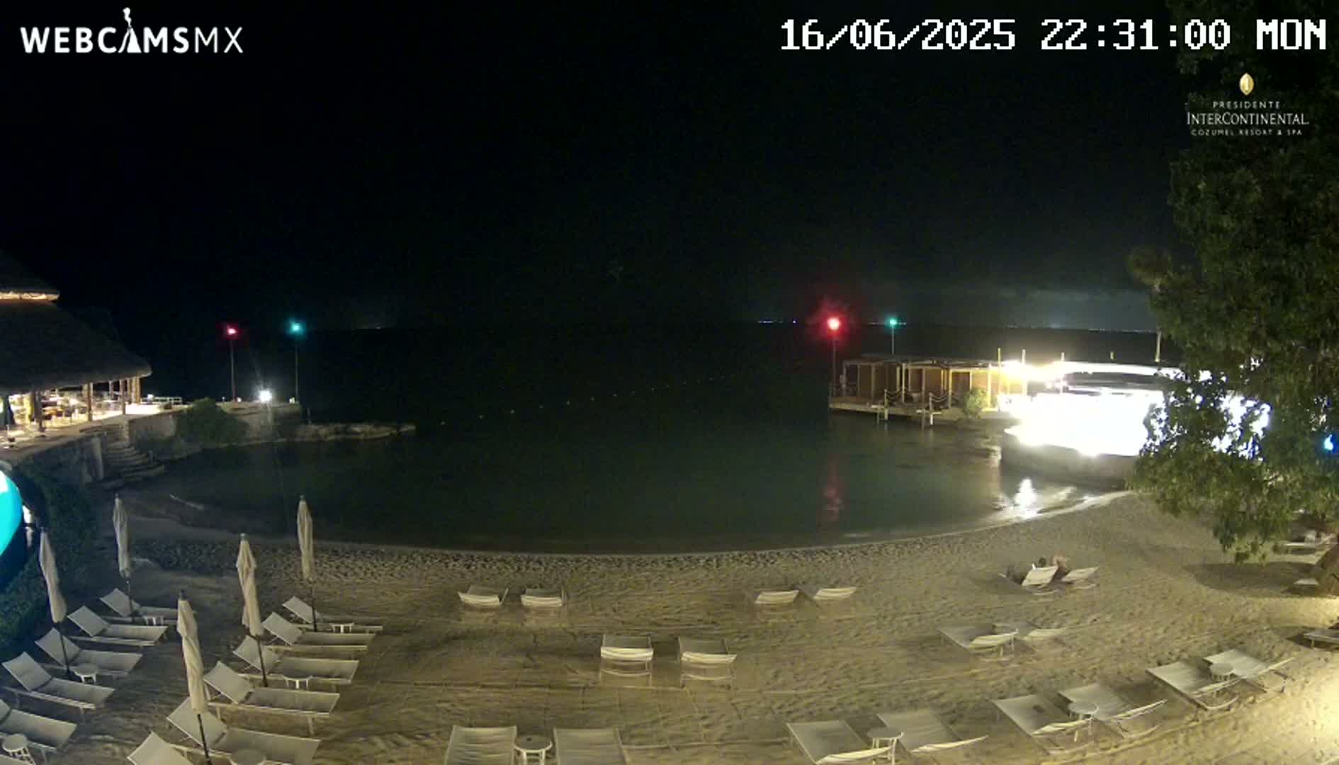 Cozumel,Presidente Intercontinental's Beach Live Cam - Municipio de Cozumel, Quintana Roo, Mexico