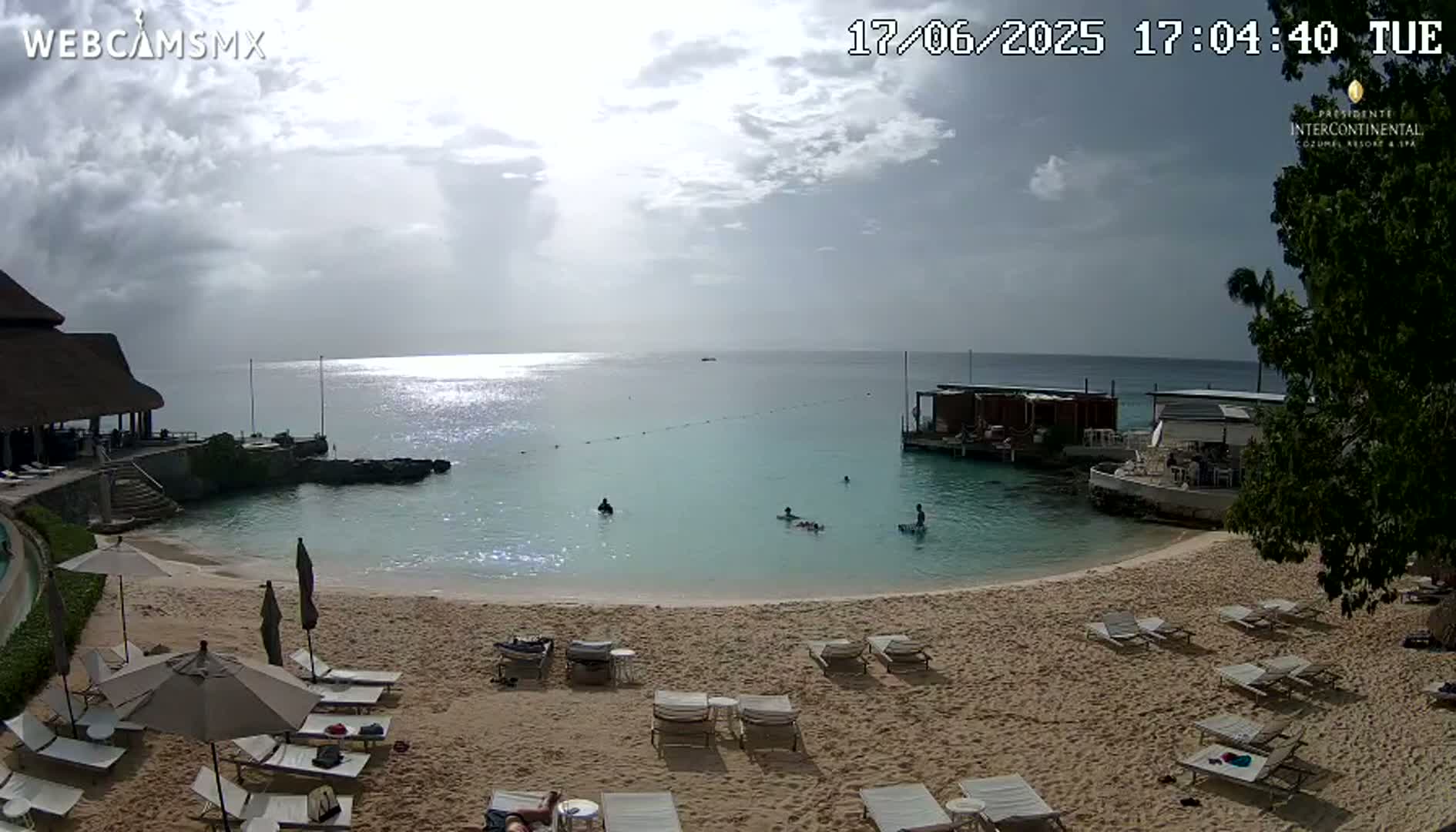 Cozumel,Presidente Intercontinental's Beach Live Cam - Municipio de Cozumel, Quintana Roo, Mexico