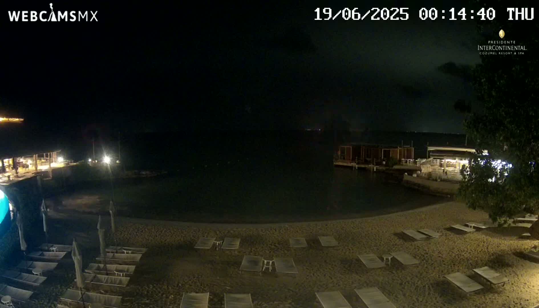 Cozumel,Presidente Intercontinental's Beach Live Cam - Municipio de Cozumel, Quintana Roo, Mexico