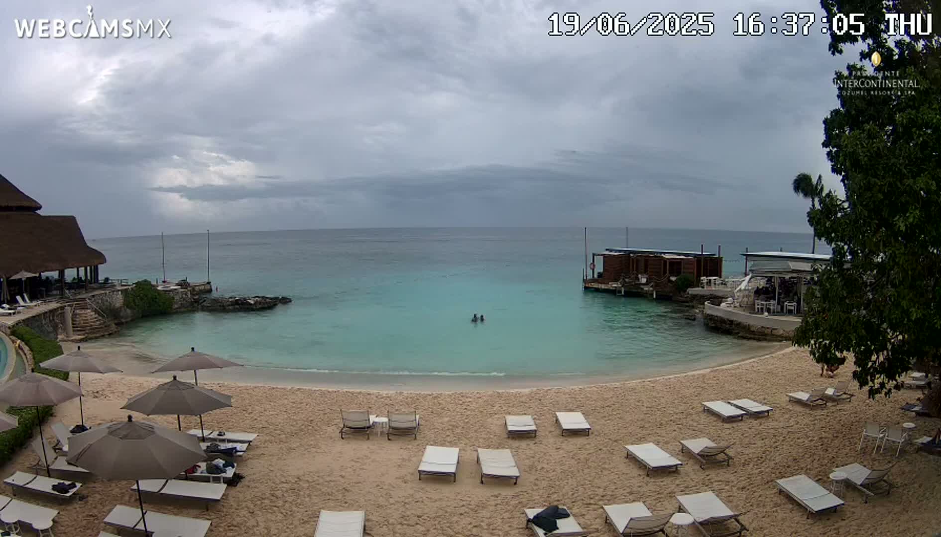 Cozumel,Presidente Intercontinental's Beach Live Cam - Municipio de Cozumel, Quintana Roo, Mexico