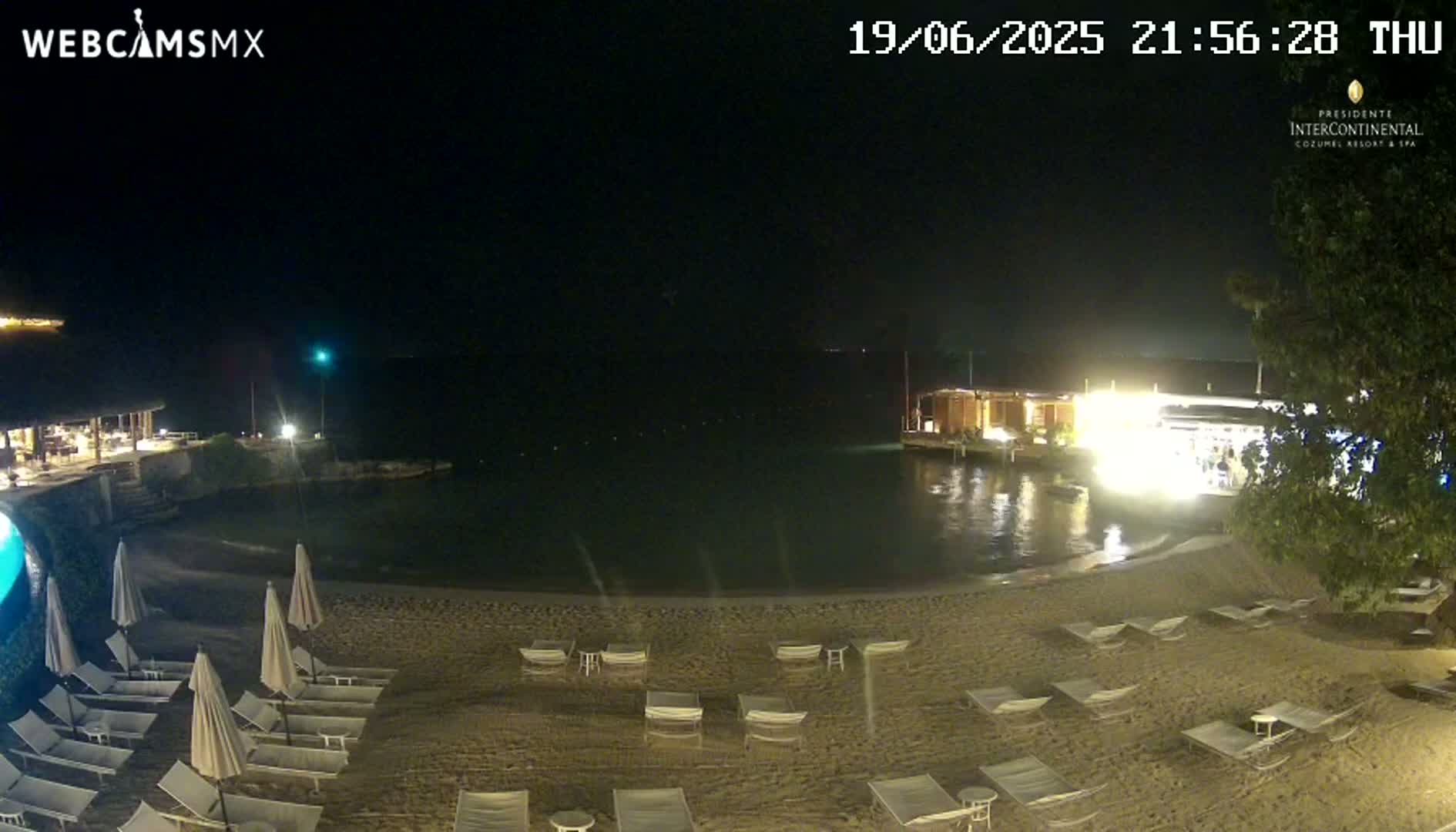 Cozumel,Presidente Intercontinental's Beach Live Cam - Municipio de Cozumel, Quintana Roo, Mexico