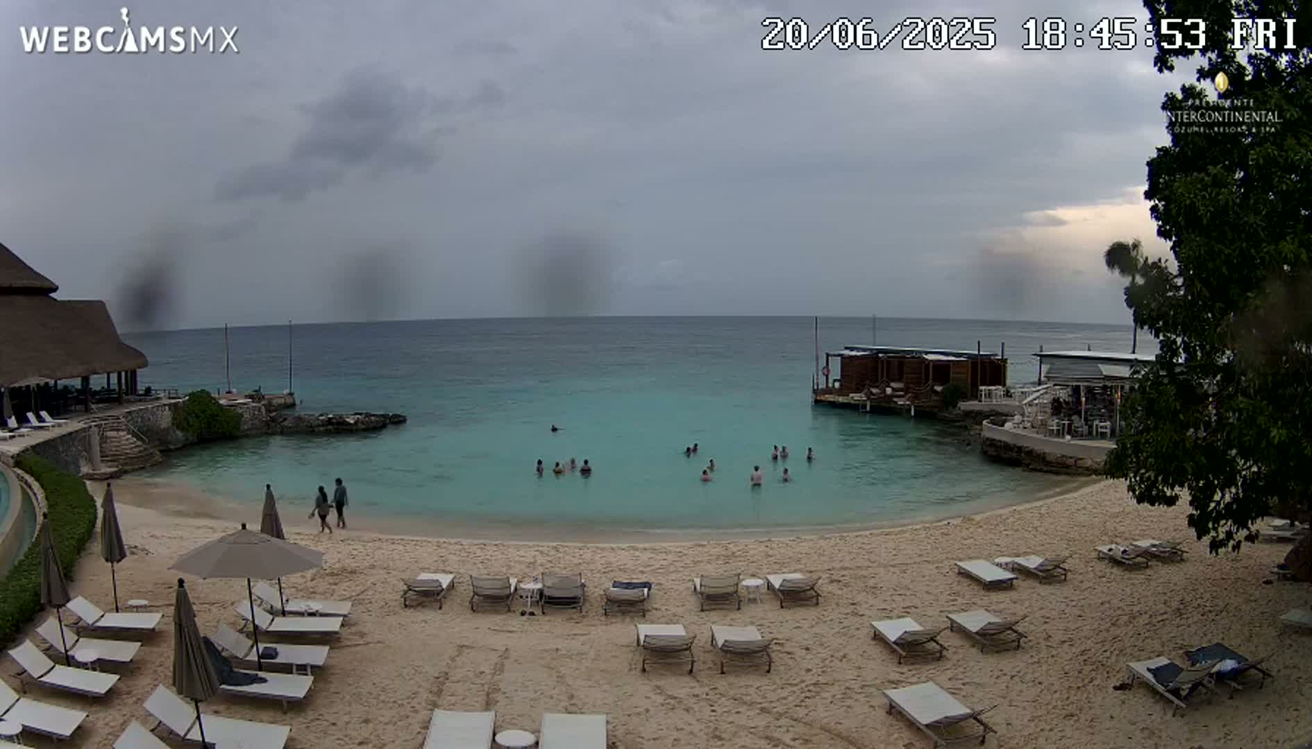 Cozumel,Presidente Intercontinental's Beach Live Cam - Municipio de Cozumel, Quintana Roo, Mexico