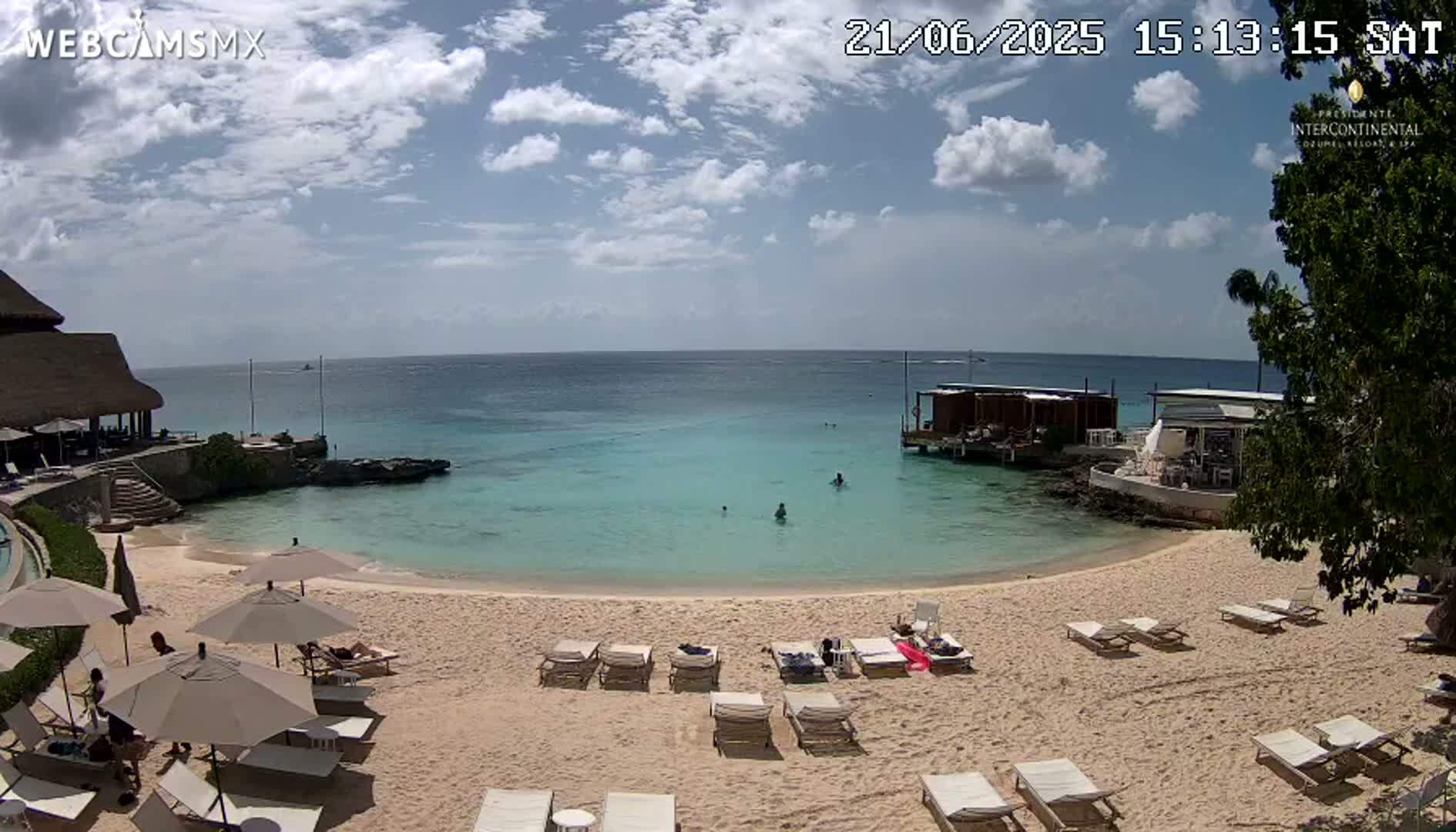Cozumel,Presidente Intercontinental's Beach Live Cam - Municipio de Cozumel, Quintana Roo, Mexico
