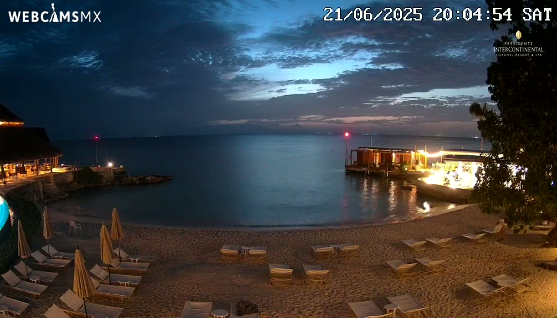 Cozumel,Presidente Intercontinental's Beach Live Cam - Municipio de Cozumel, Quintana Roo, Mexico