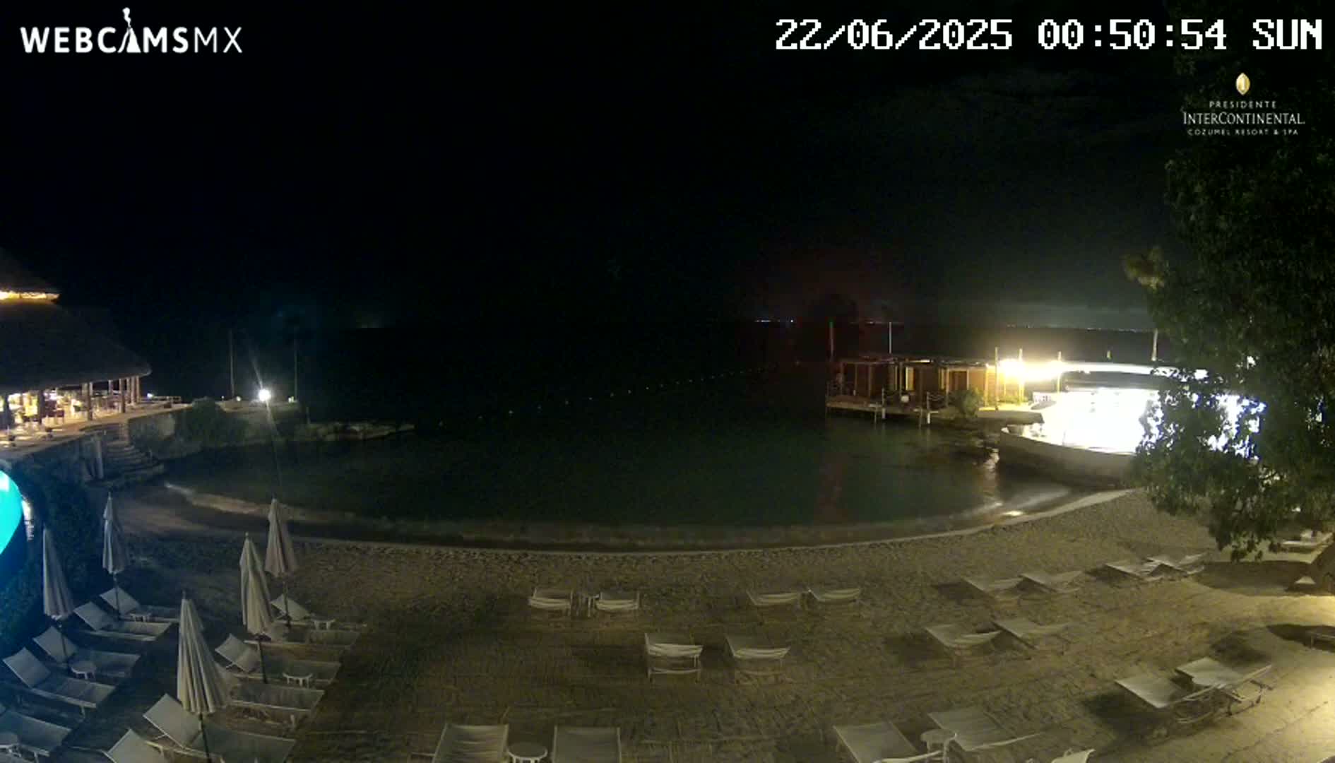 Cozumel,Presidente Intercontinental's Beach Live Cam - Municipio de Cozumel, Quintana Roo, Mexico