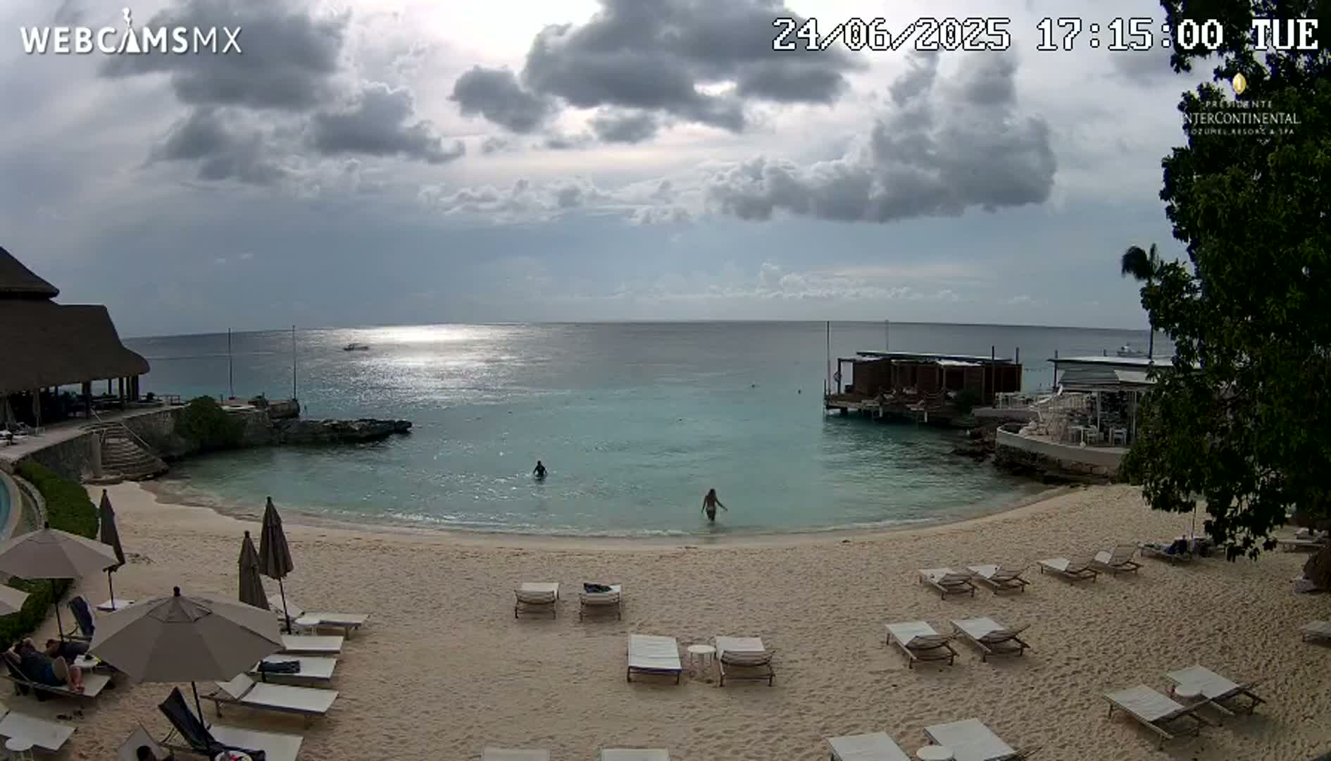 Cozumel,Presidente Intercontinental's Beach Live Cam - Municipio de Cozumel, Quintana Roo, Mexico
