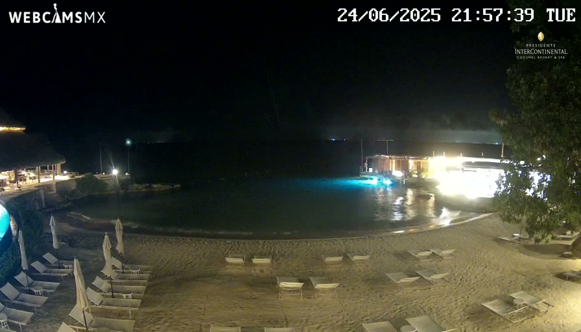 Cozumel,Presidente Intercontinental's Beach Live Cam - Municipio de Cozumel, Quintana Roo, Mexico