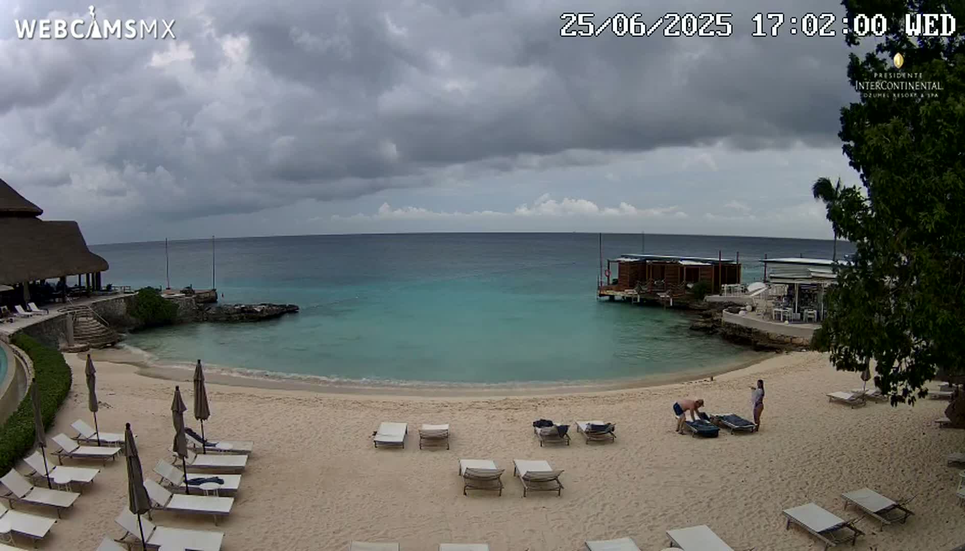 Cozumel,Presidente Intercontinental's Beach Live Cam - Municipio de Cozumel, Quintana Roo, Mexico