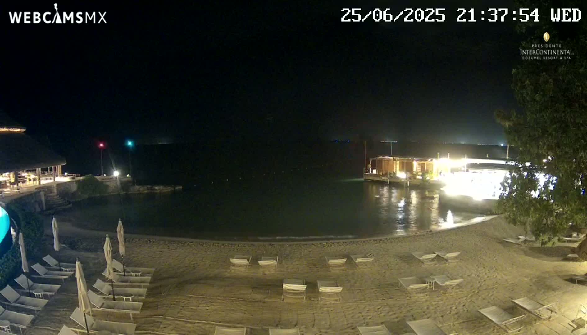 Cozumel,Presidente Intercontinental's Beach Live Cam - Municipio de Cozumel, Quintana Roo, Mexico