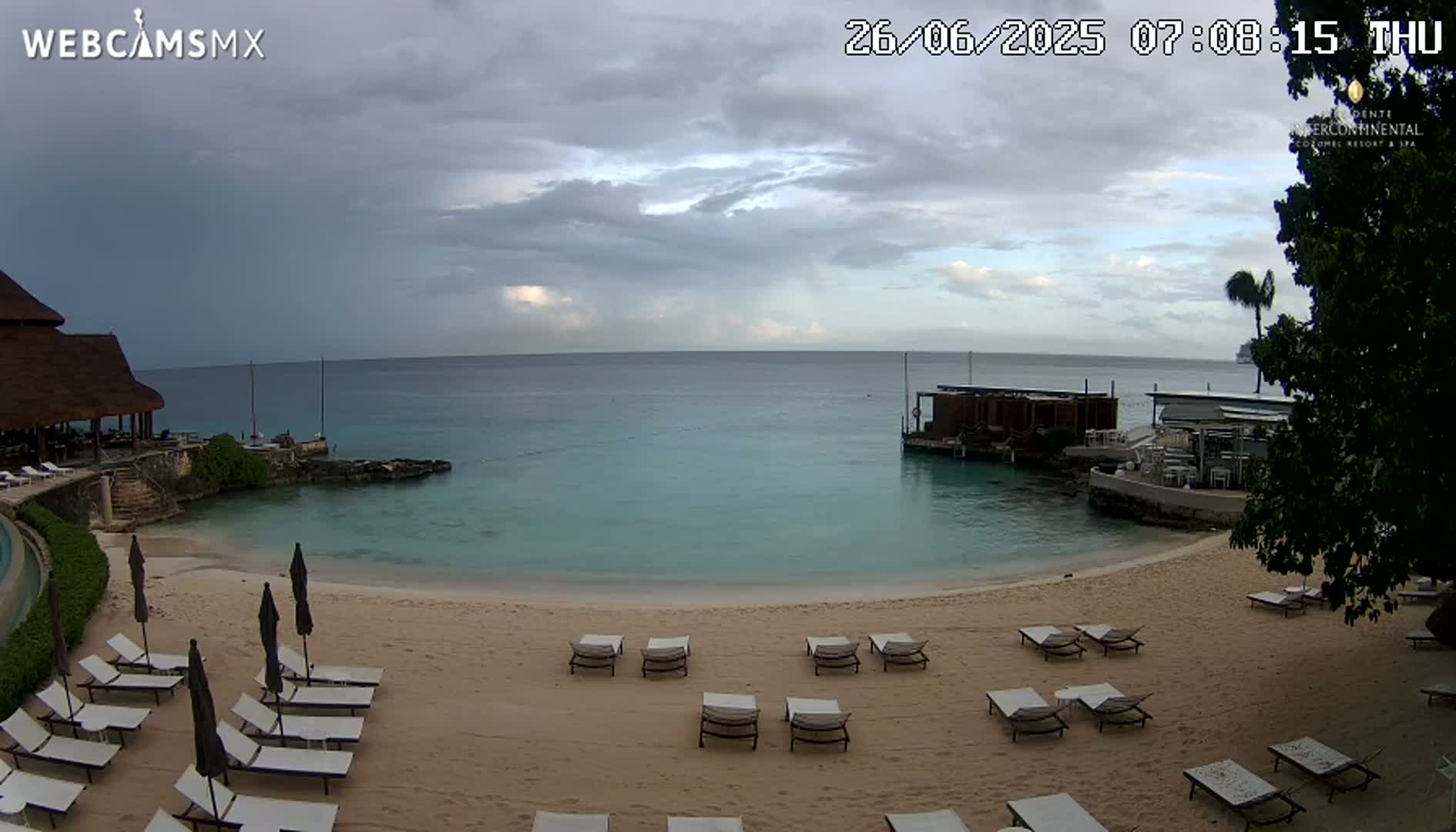 Cozumel,Presidente Intercontinental's Beach Live Cam - Municipio de Cozumel, Quintana Roo, Mexico
