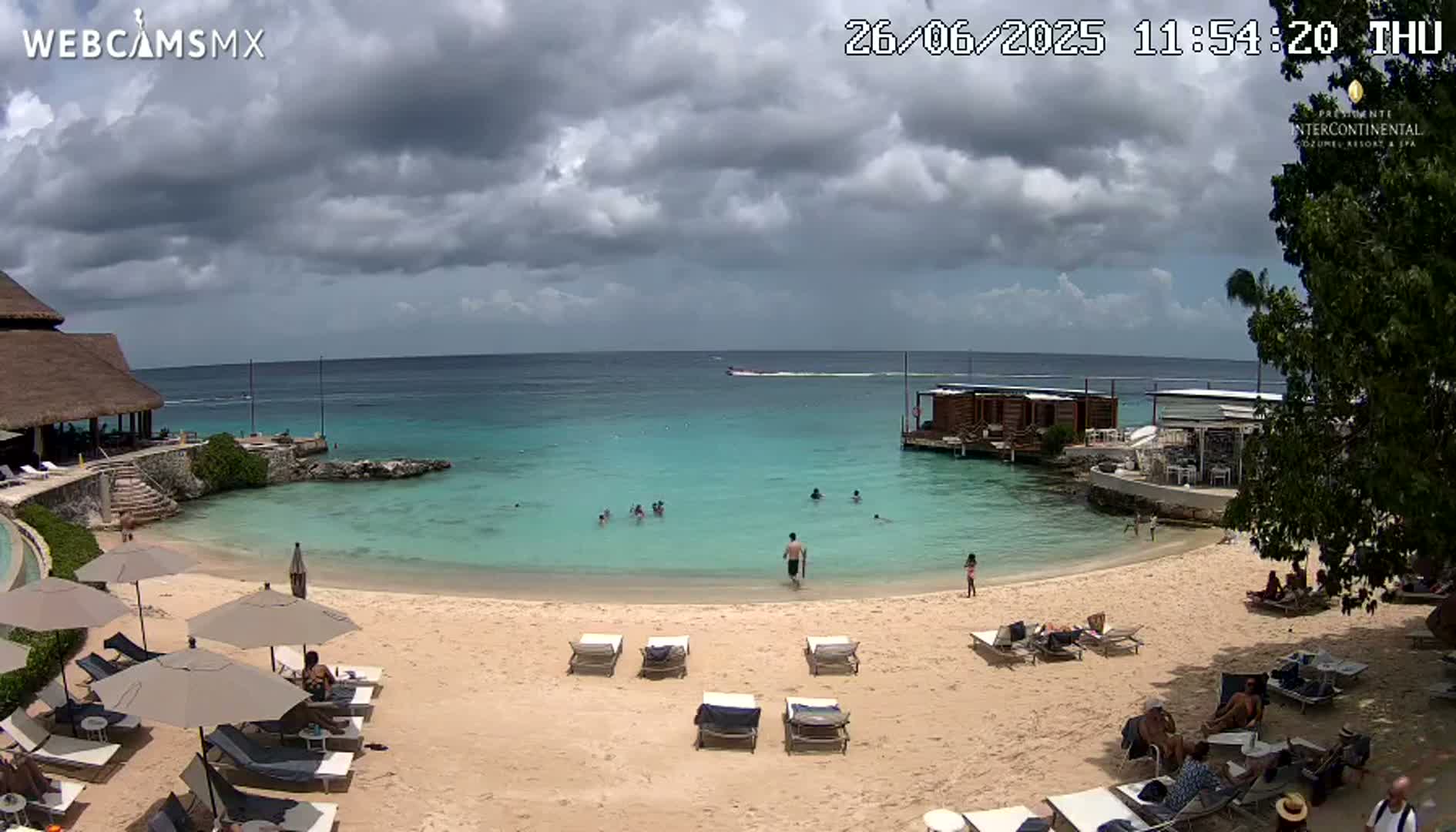 Cozumel,Presidente Intercontinental's Beach Live Cam - Municipio de Cozumel, Quintana Roo, Mexico