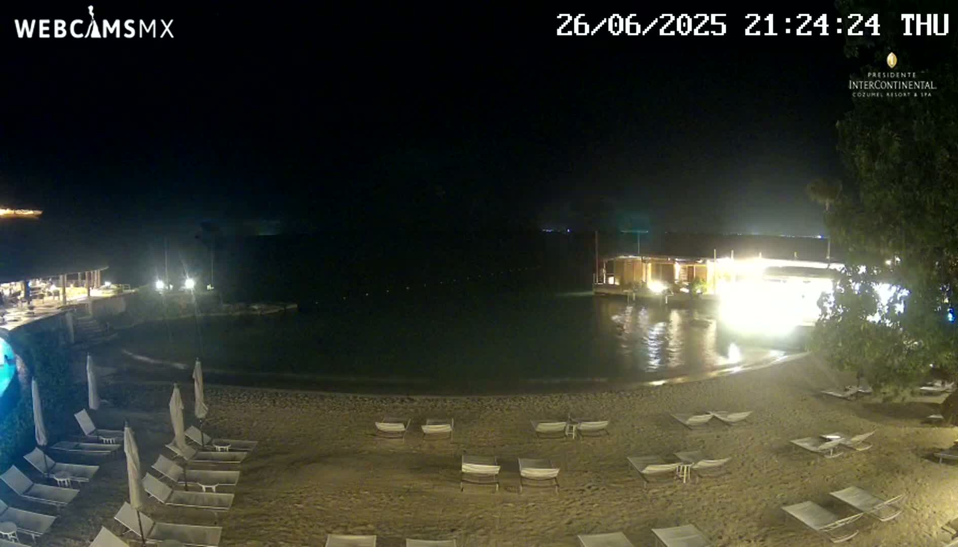 Cozumel,Presidente Intercontinental's Beach Live Cam - Municipio de Cozumel, Quintana Roo, Mexico