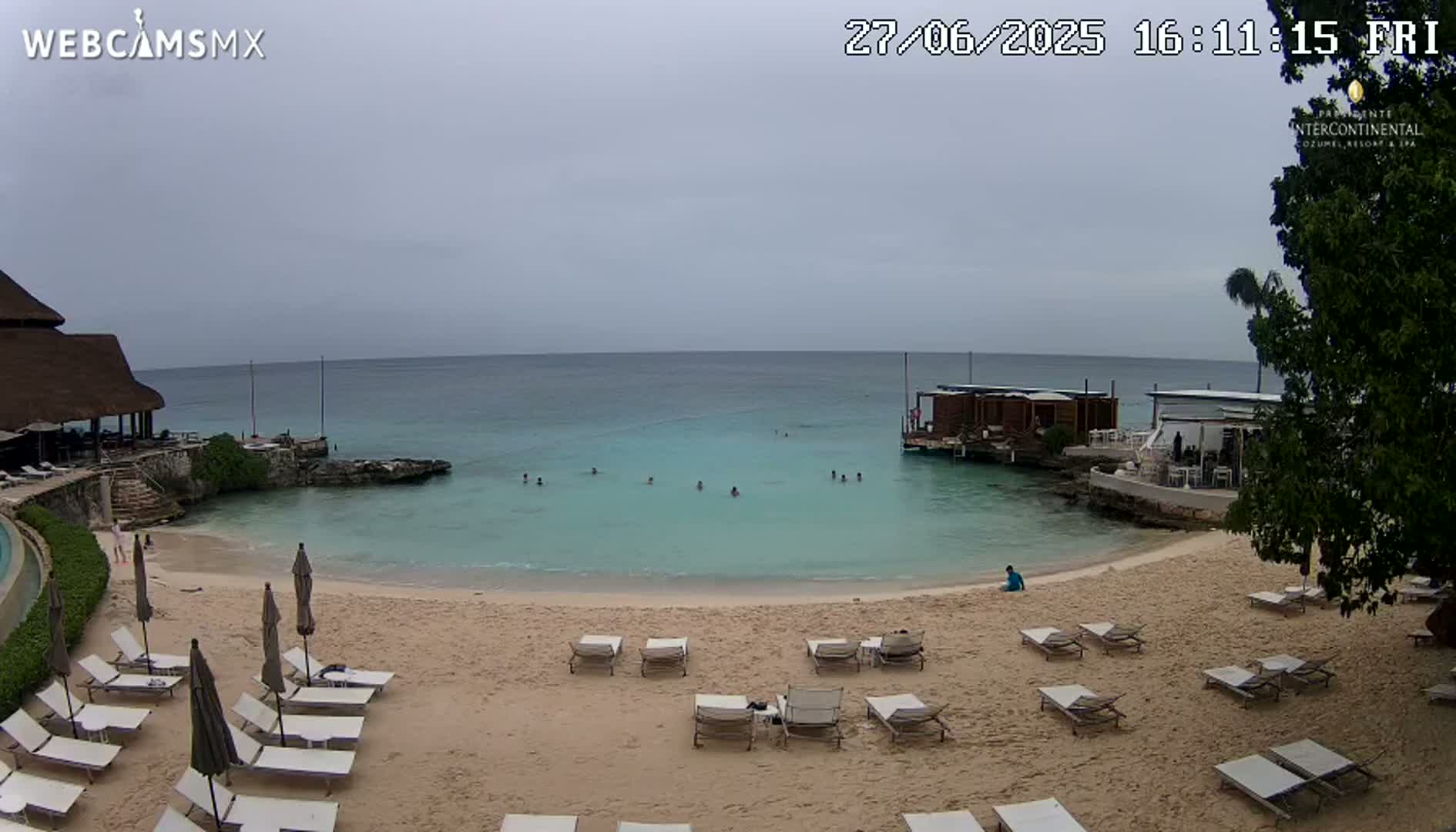 Cozumel,Presidente Intercontinental's Beach Live Cam - Municipio de Cozumel, Quintana Roo, Mexico