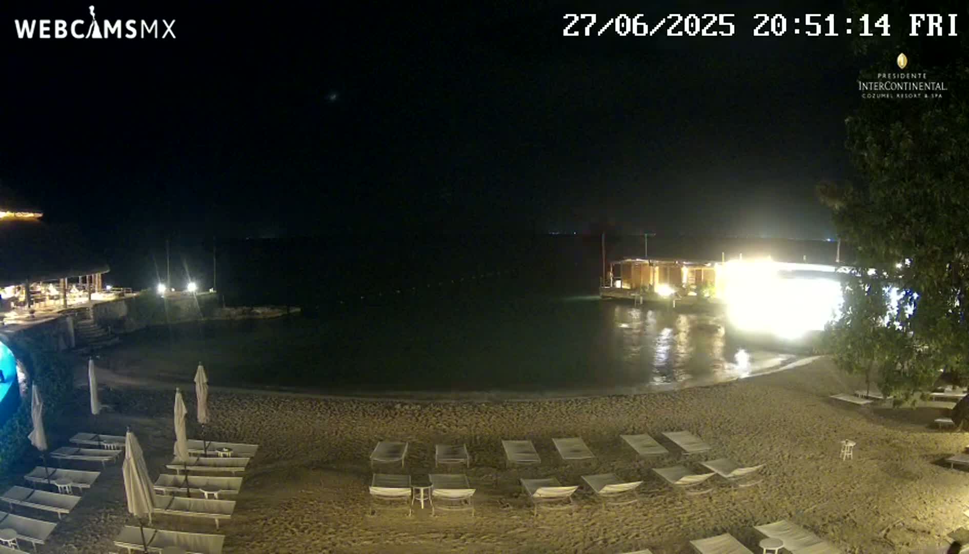 Cozumel,Presidente Intercontinental's Beach Live Cam - Municipio de Cozumel, Quintana Roo, Mexico