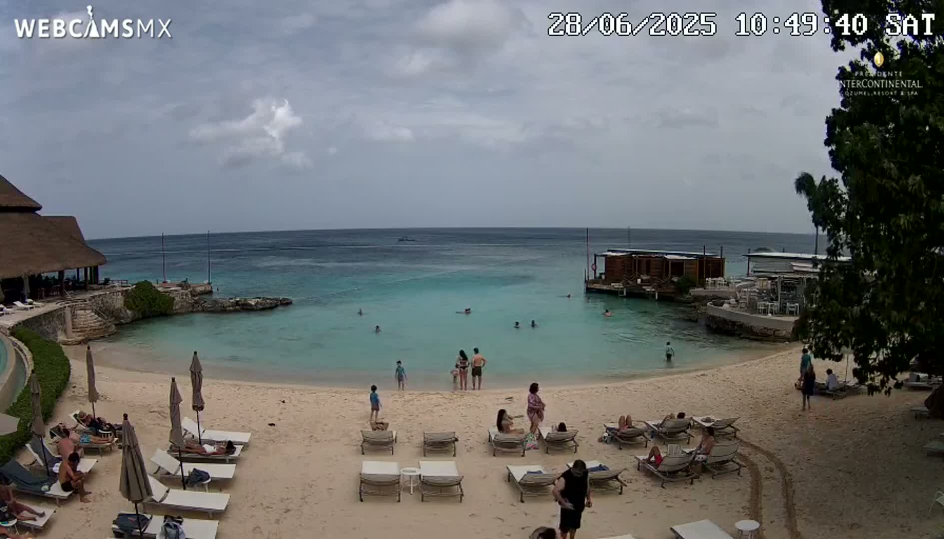Cozumel,Presidente Intercontinental's Beach Live Cam - Municipio de Cozumel, Quintana Roo, Mexico