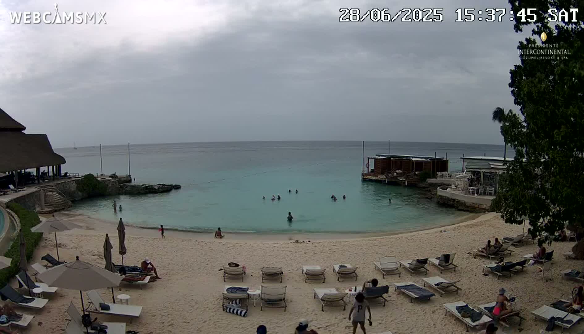 Cozumel,Presidente Intercontinental's Beach Live Cam - Municipio de Cozumel, Quintana Roo, Mexico