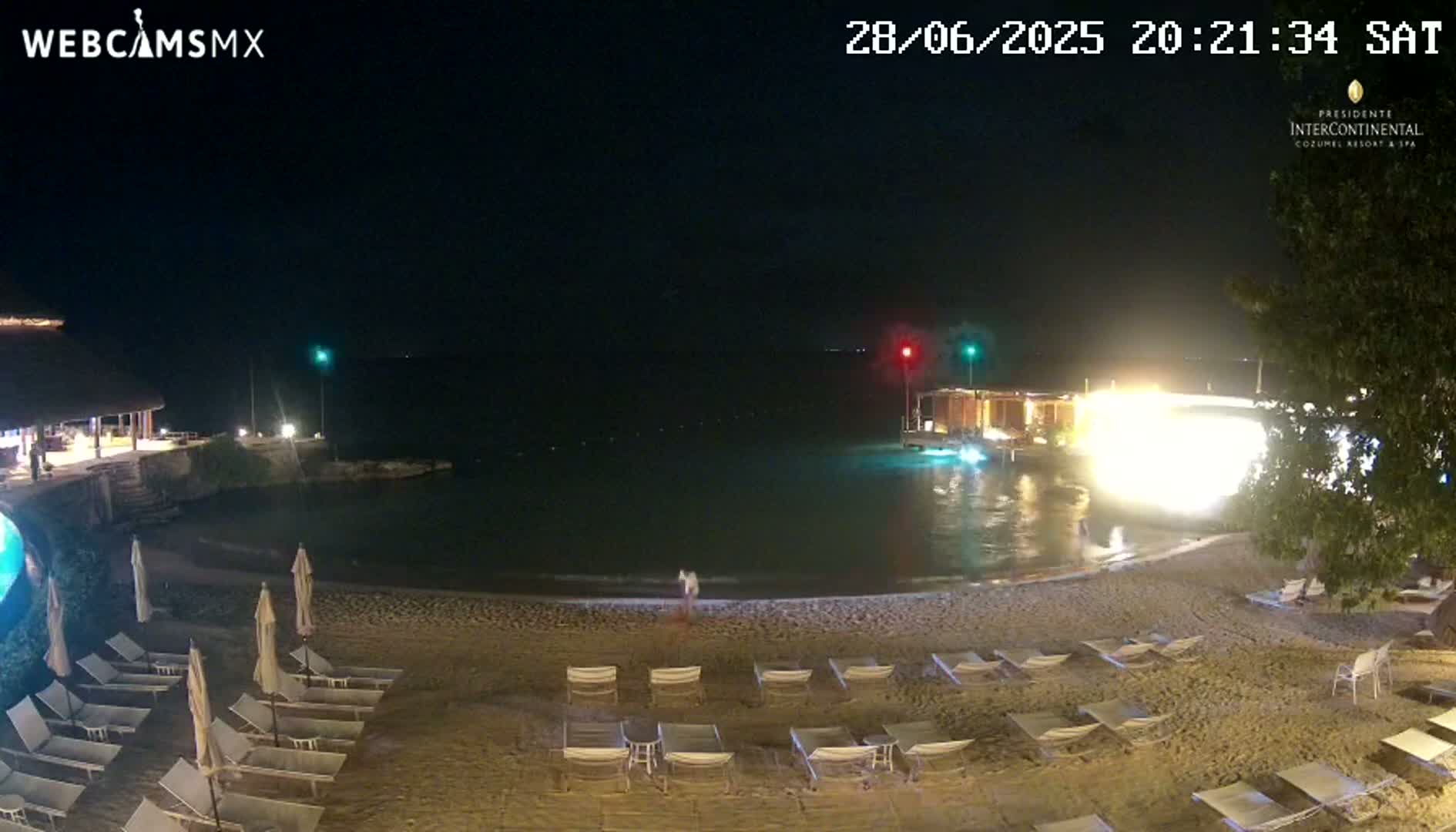 Cozumel,Presidente Intercontinental's Beach Live Cam - Municipio de Cozumel, Quintana Roo, Mexico