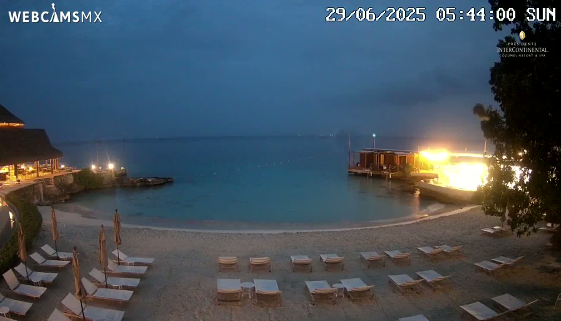 Cozumel,Presidente Intercontinental's Beach Live Cam - Municipio de Cozumel, Quintana Roo, Mexico