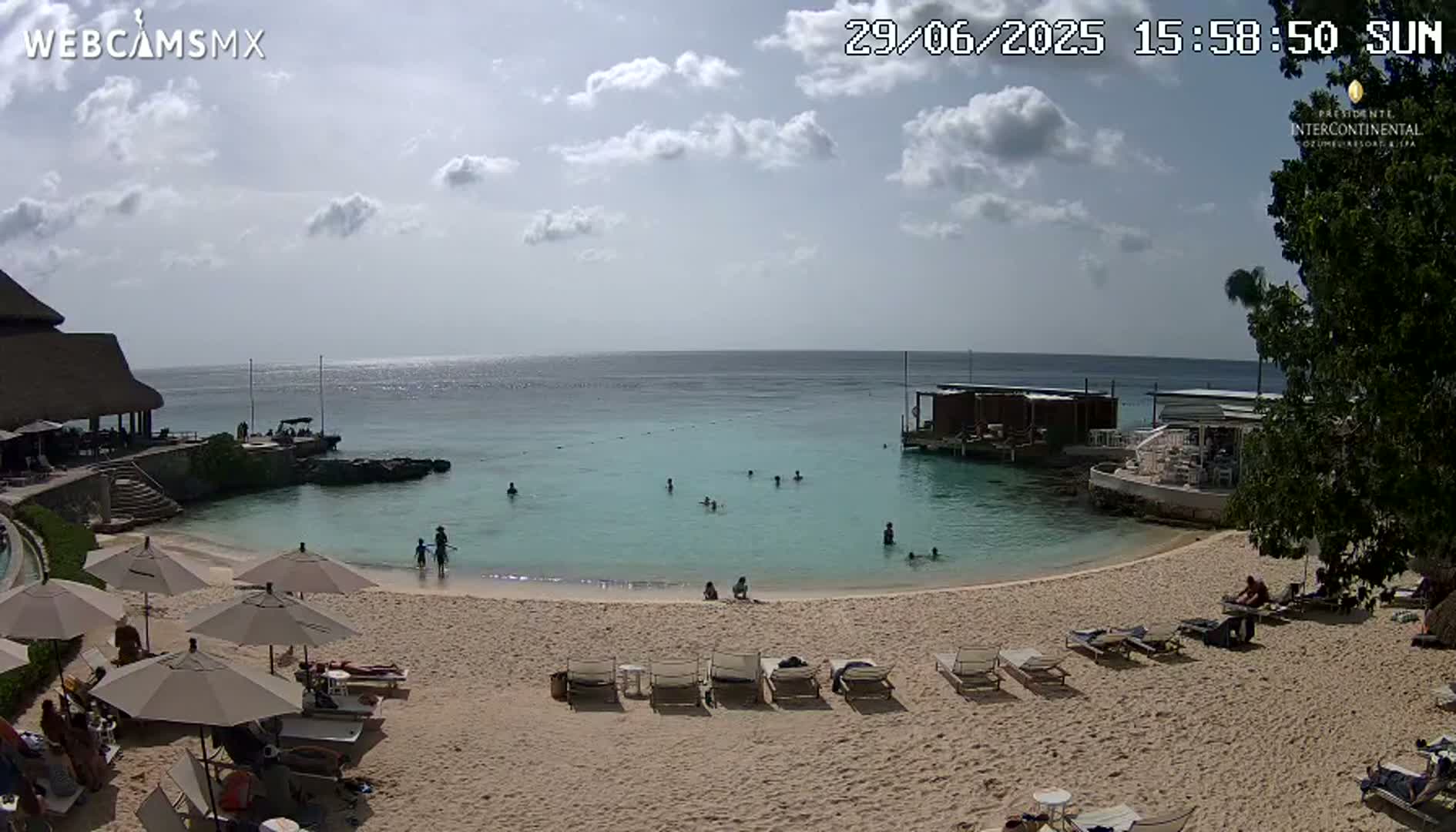 Cozumel,Presidente Intercontinental's Beach Live Cam - Municipio de Cozumel, Quintana Roo, Mexico