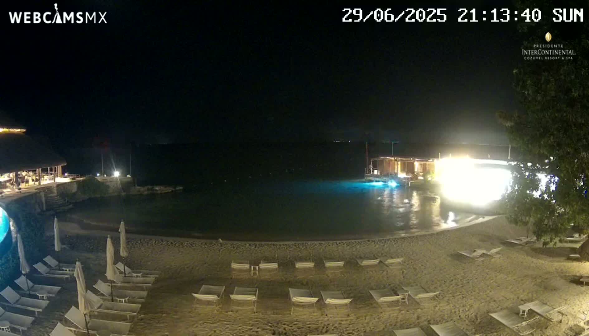 Cozumel,Presidente Intercontinental's Beach Live Cam - Municipio de Cozumel, Quintana Roo, Mexico