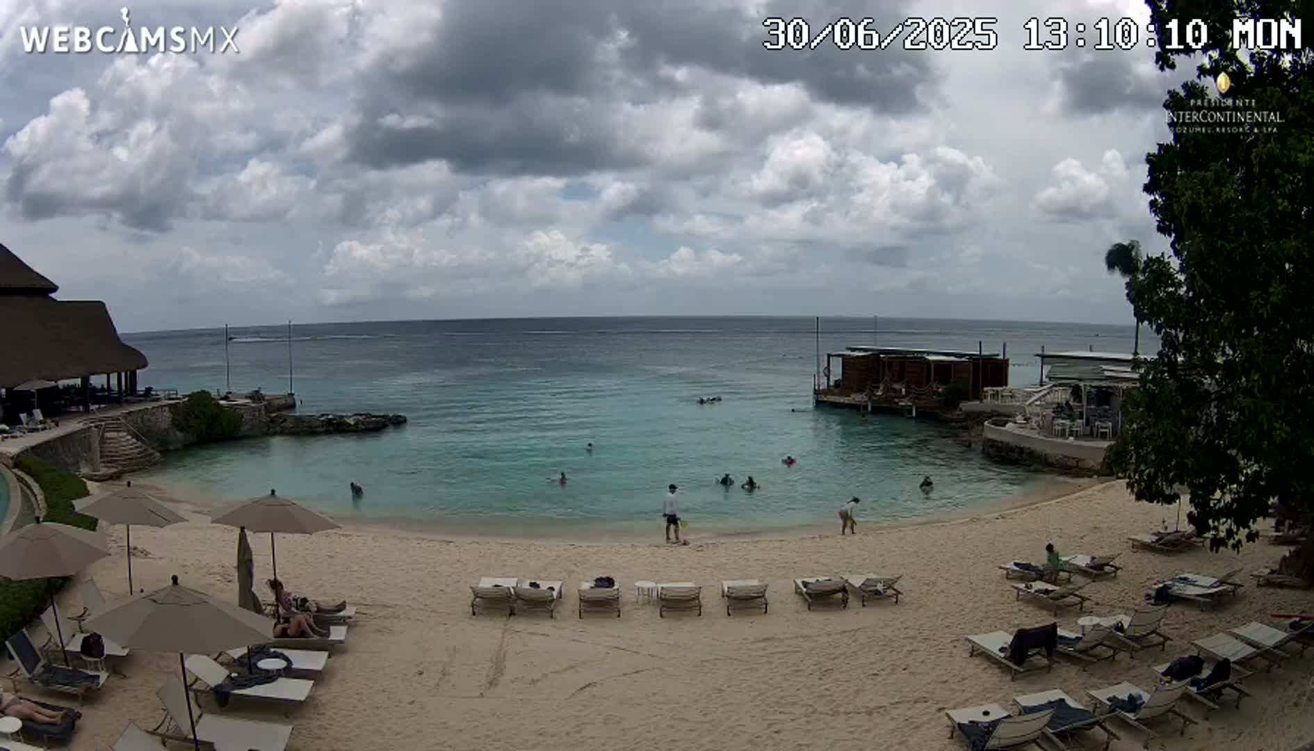Cozumel,Presidente Intercontinental's Beach Live Cam - Municipio de Cozumel, Quintana Roo, Mexico